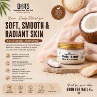Rice & Coconut Milk Body scrub -125ml